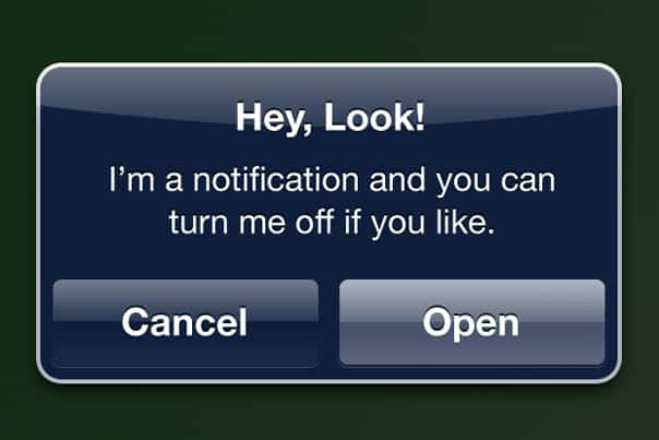 iphone notification discomfort